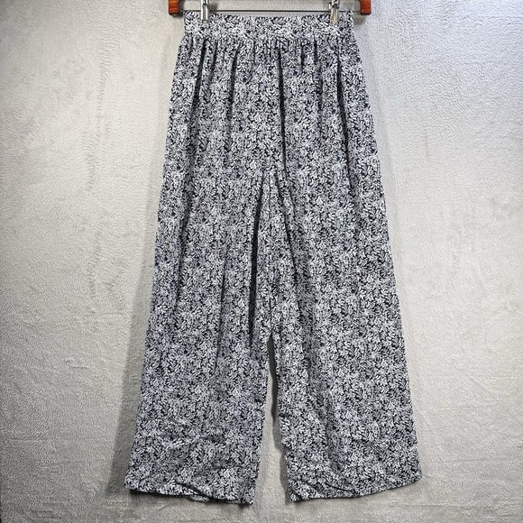 Sk & Company Pants - SK & Company Wide Leg High Rise Pants Vintage Size 10 (fits like a M) Blue Flowy